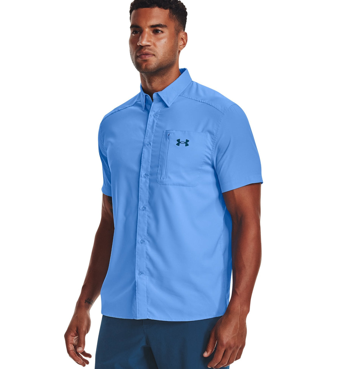 Under Armour Mens UA Drift Tide 2.0 Short Sleeve Shirt - UPF 30 Sun Protection