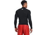 Under Armour Mens HeatGear Mock Long Sleeve Baselayer - Sweat Wicking