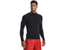 Under Armour Mens HeatGear Mock Long Sleeve Baselayer - Sweat Wicking