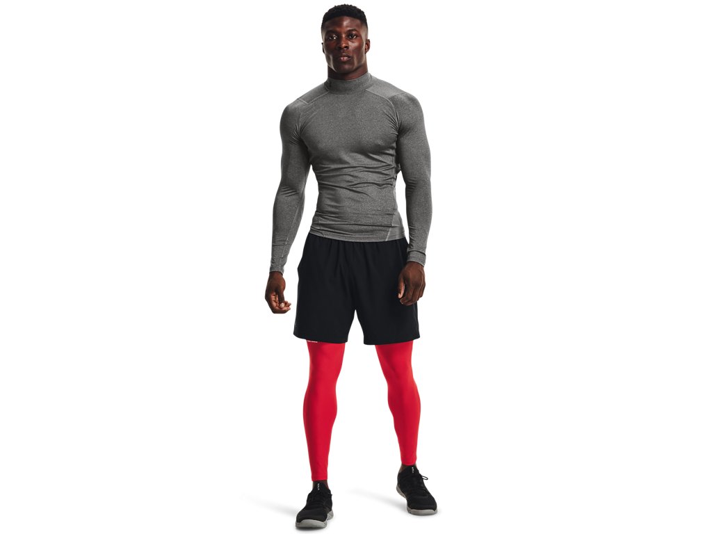 Under Armour Mens HeatGear Mock Long Sleeve Baselayer - Sweat Wicking