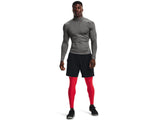 Under Armour Mens HeatGear Mock Long Sleeve Baselayer - Sweat Wicking
