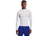 Under Armour Mens HeatGear Mock Long Sleeve Baselayer - Sweat Wicking
