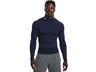 Under Armour Mens HeatGear Mock Long Sleeve Baselayer - Sweat Wicking