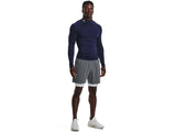 Under Armour Mens HeatGear Mock Long Sleeve Baselayer - Sweat Wicking