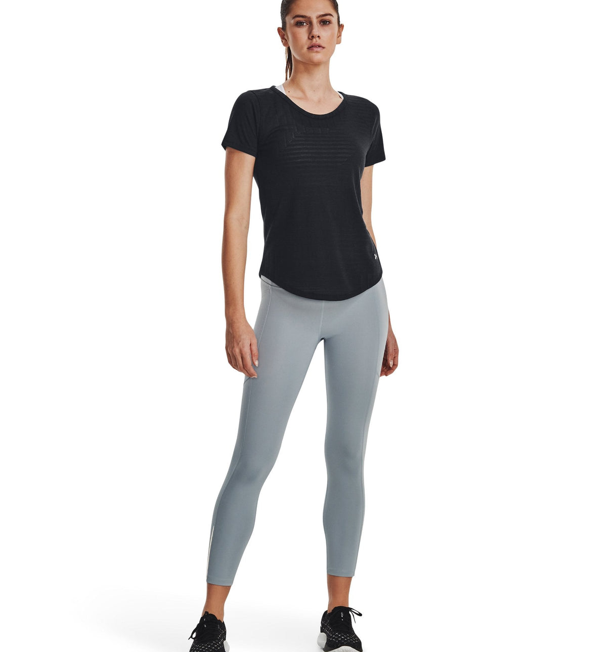 Under Armour Womens UA Launch Ankle Tights - Quick-Drying HeatGear Fabric