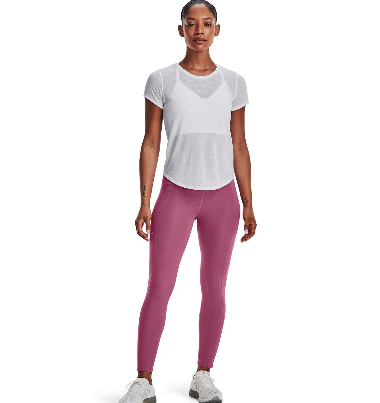 Under Armour Womens UA Launch Ankle Tights - Quick-Drying HeatGear Fabric