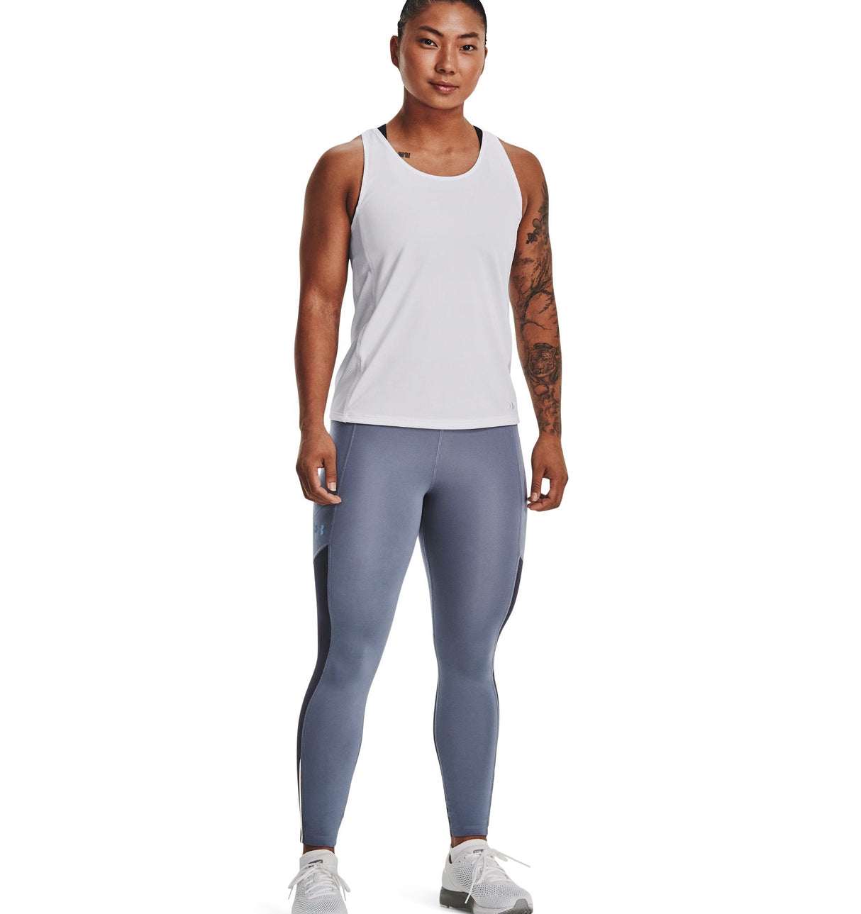 Under Armour Womens UA Launch Ankle Tights - Quick-Drying HeatGear Fabric