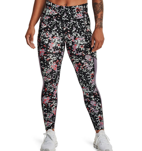 Under Armour Womens Launch Printed Ankle Tights - Superior Breathability and Coverage
