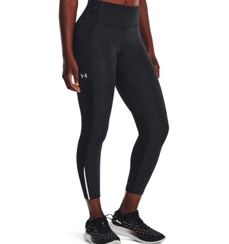 Under Armour Womens Launch Printed Ankle Tights - Superior Breathability and Coverage