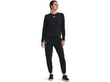 Under Armour Womens UA Rival Terry Crew Apparel - Super-Soft Lightweight Terry