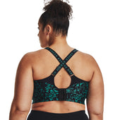 Under Armour Women Infinity High Printed Sports Bra - Aerodynamic Padding