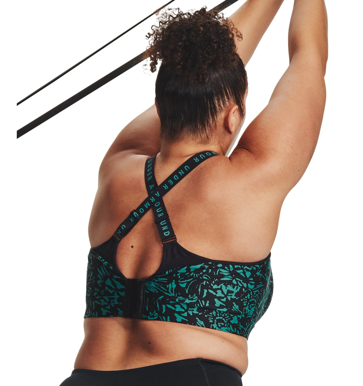 Under Armour Women Infinity High Printed Sports Bra - Aerodynamic Padding
