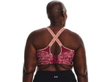 Under Armour Women Infinity High Printed Sports Bra - Aerodynamic Padding