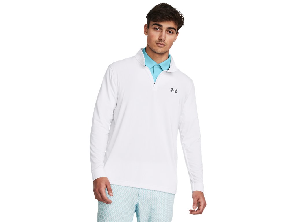 Under Armour Mens UA Playoff Quarter Zip Long Sleeve - 4-Way Stretch Material