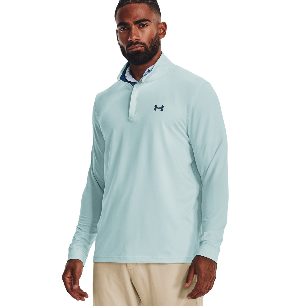 Under Armour Mens UA Playoff Quarter Zip Long Sleeve - 4-Way Stretch Material