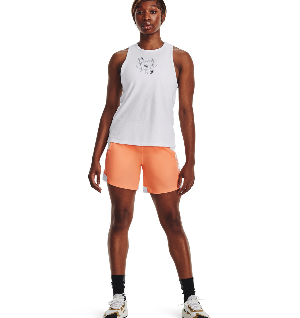 Under Armour Womens UA Baseline Shorts - Breathable and Sweat-Wicking