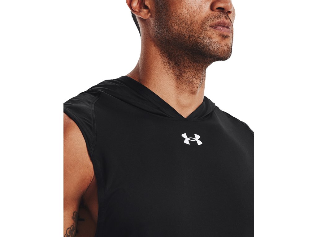 Under Armour Mens Knockout Team Sleeveless Hoodie - Quick-Drying Apparel