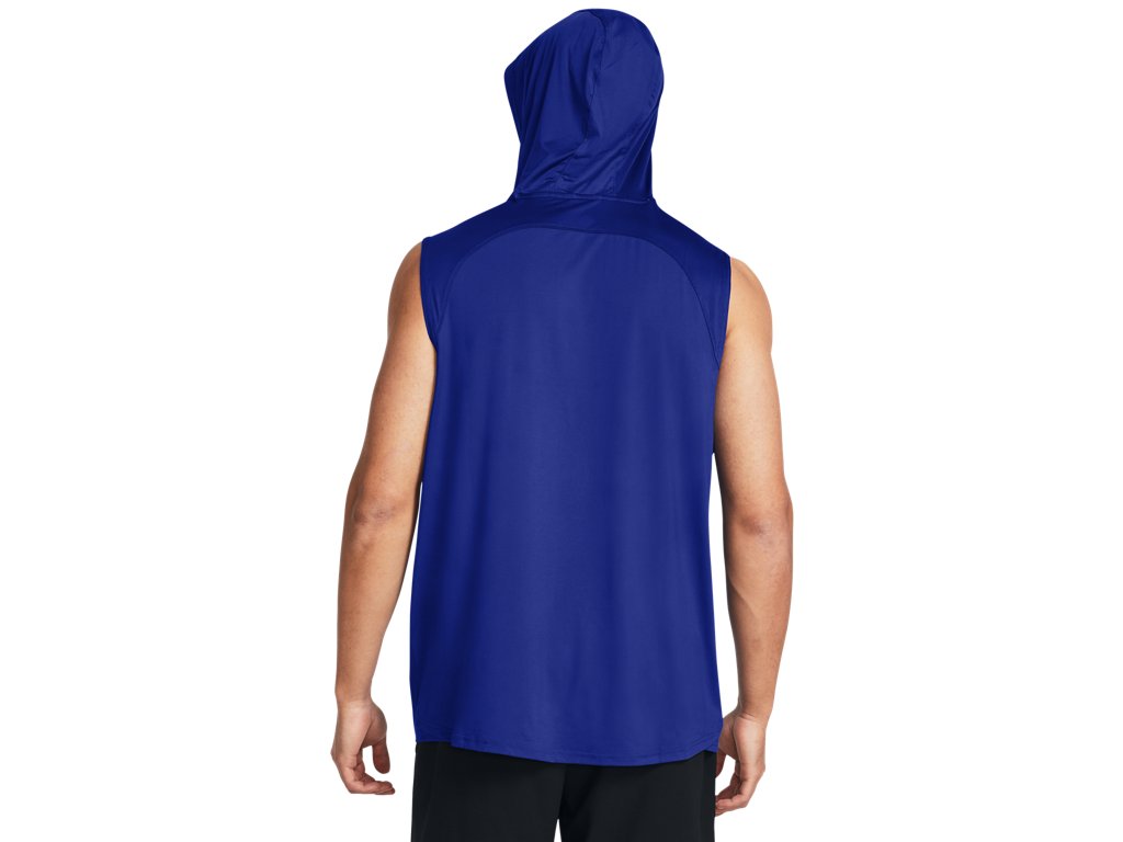 Under Armour Mens Knockout Team Sleeveless Hoodie - Quick-Drying Apparel