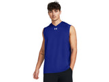Under Armour Mens Knockout Team Sleeveless Hoodie - Quick-Drying Apparel
