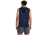 Under Armour Mens Knockout Team Sleeveless Hoodie - Quick-Drying Apparel