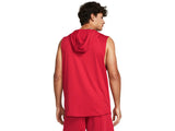 Under Armour Mens Knockout Team Sleeveless Hoodie - Quick-Drying Apparel