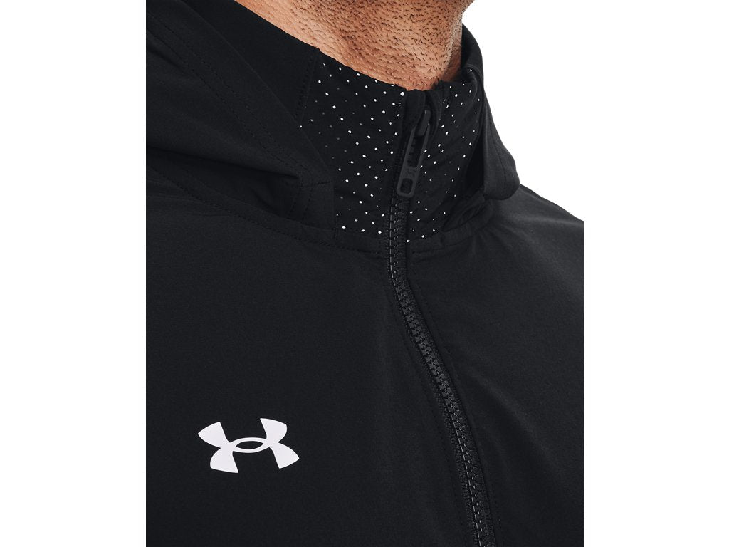 Under Armour Mens Squad 3.0 Warm-Up Full-Zip Jacket - Water Resistant