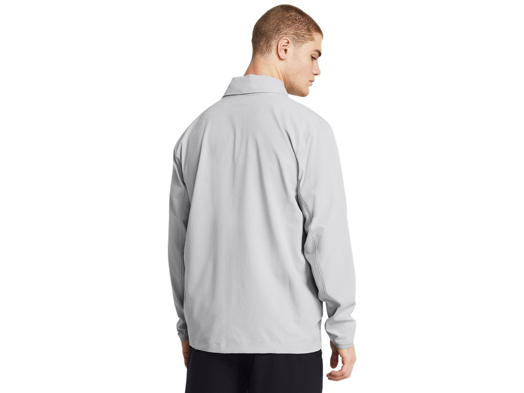 Under Armour Mens Squad 3.0 Warm-Up Full-Zip Jacket - Water Resistant