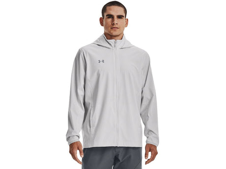 Under Armour Mens Squad 3.0 Warm-Up Full-Zip Jacket - Water Resistant