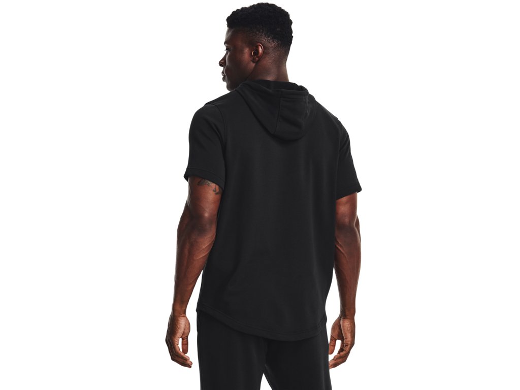 Under Armour Mens UA Rival Terry Short Sleeve Hoodie - Lightweight French Terry Material
