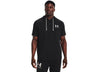 Under Armour Mens UA Rival Terry Short Sleeve Hoodie - Lightweight French Terry Material