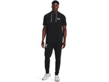 Under Armour Mens UA Rival Terry Short Sleeve Hoodie - Lightweight French Terry Material