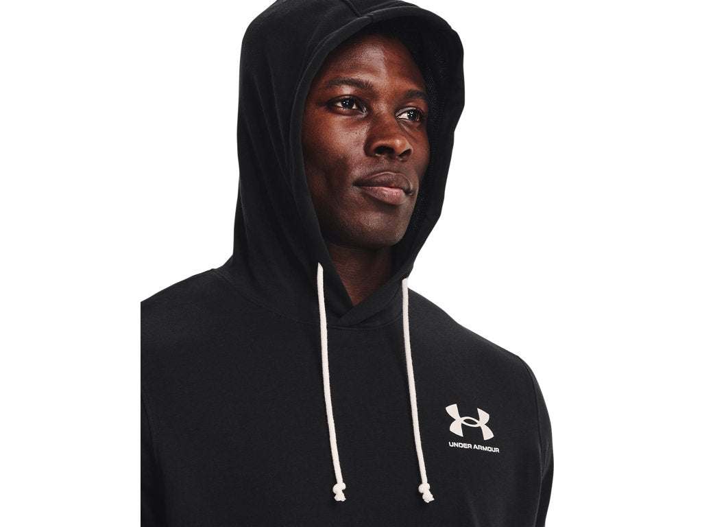 Under Armour Mens UA Rival Terry Short Sleeve Hoodie - Lightweight French Terry Material