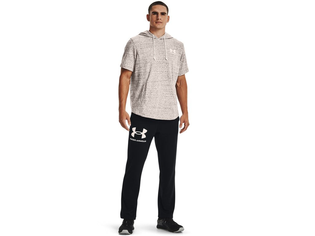 Under Armour Mens UA Rival Terry Short Sleeve Hoodie - Lightweight French Terry Material