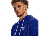 Under Armour Mens UA Rival Terry Short Sleeve Hoodie - Lightweight French Terry Material