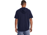 Under Armour Mens UA Rival Terry Short Sleeve Hoodie - Lightweight French Terry Material