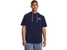 Under Armour Mens UA Rival Terry Short Sleeve Hoodie - Lightweight French Terry Material