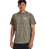 Under Armour Mens UA Rival Terry Short Sleeve Hoodie - Lightweight French Terry Material