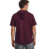 Under Armour Mens UA Rival Terry Short Sleeve Hoodie - Lightweight French Terry Material