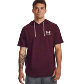 Under Armour Mens UA Rival Terry Short Sleeve Hoodie - Lightweight French Terry Material