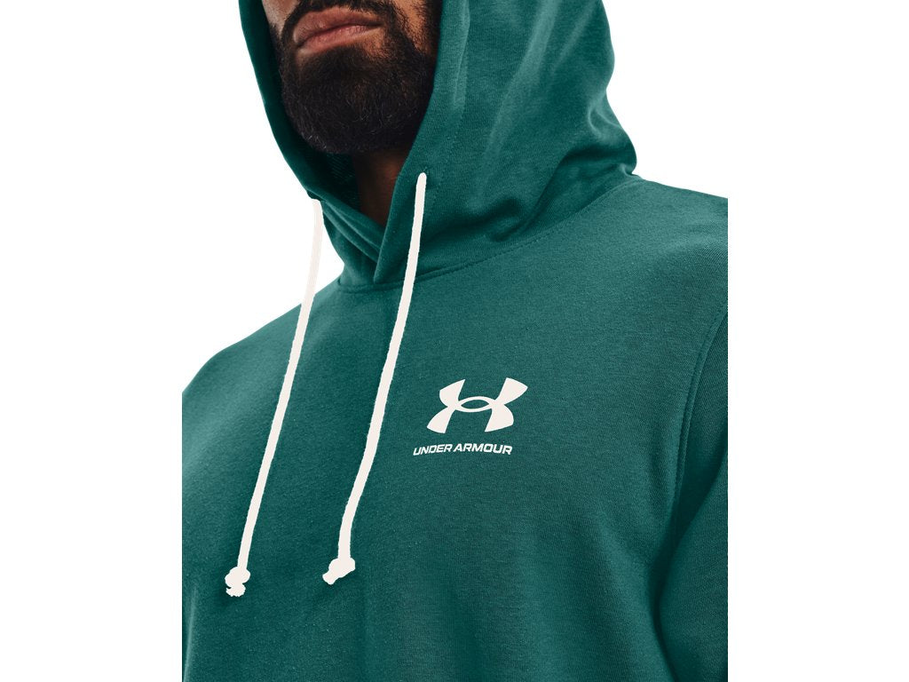 Under Armour Mens UA Rival Terry Short Sleeve Hoodie - Lightweight French Terry Material
