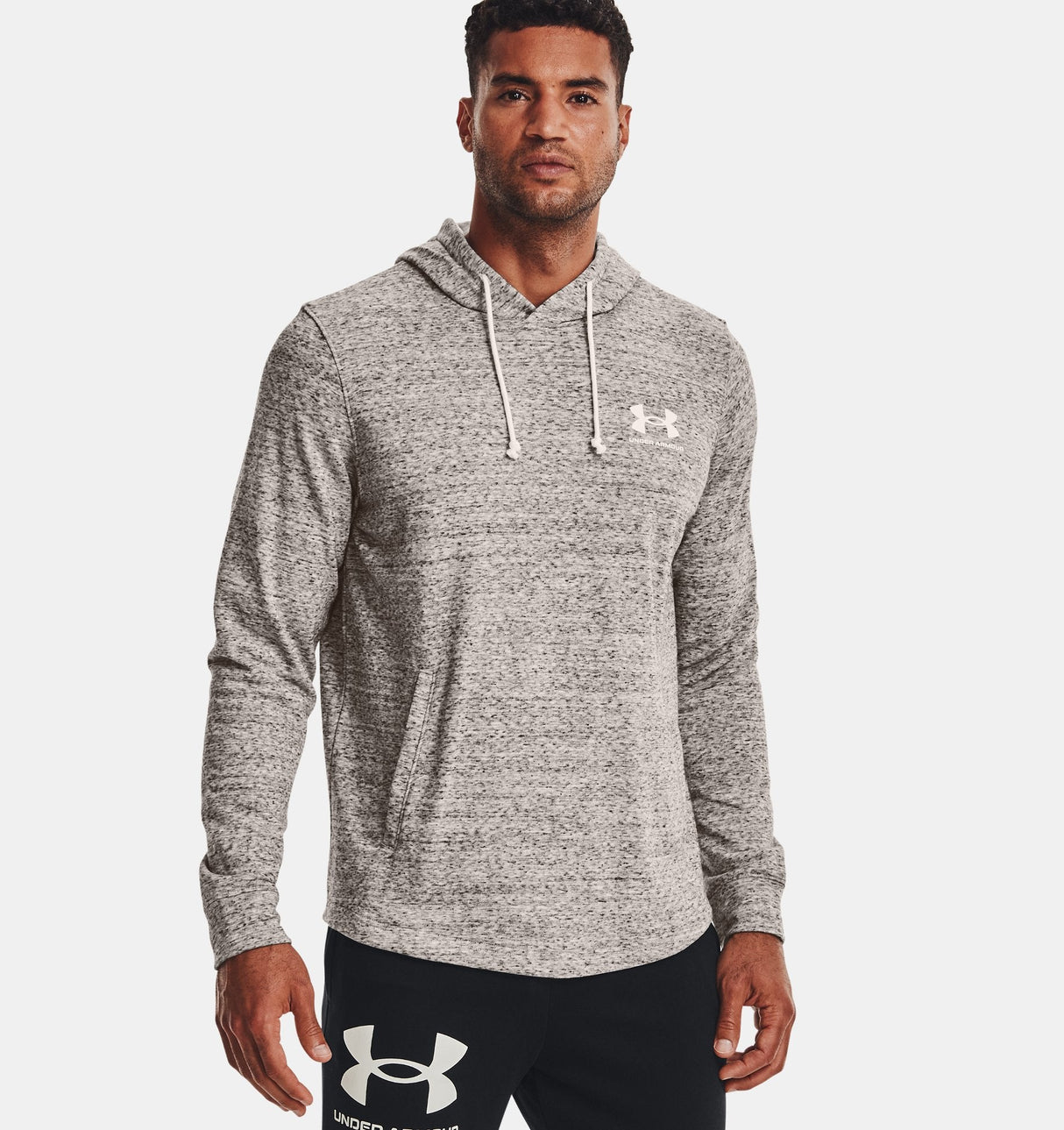 Under Armour Mens Rival Terry Hoodie - Quick Dry and Sweat Wicking