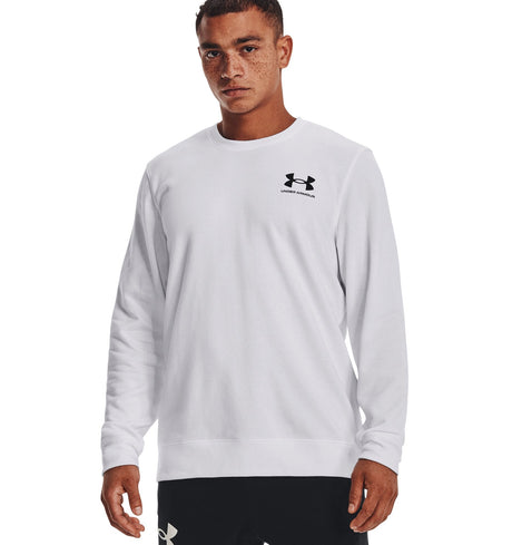 Under Armour Mens UA Rival Terry Long Sleeve Crew - Lightweight French Terry Material