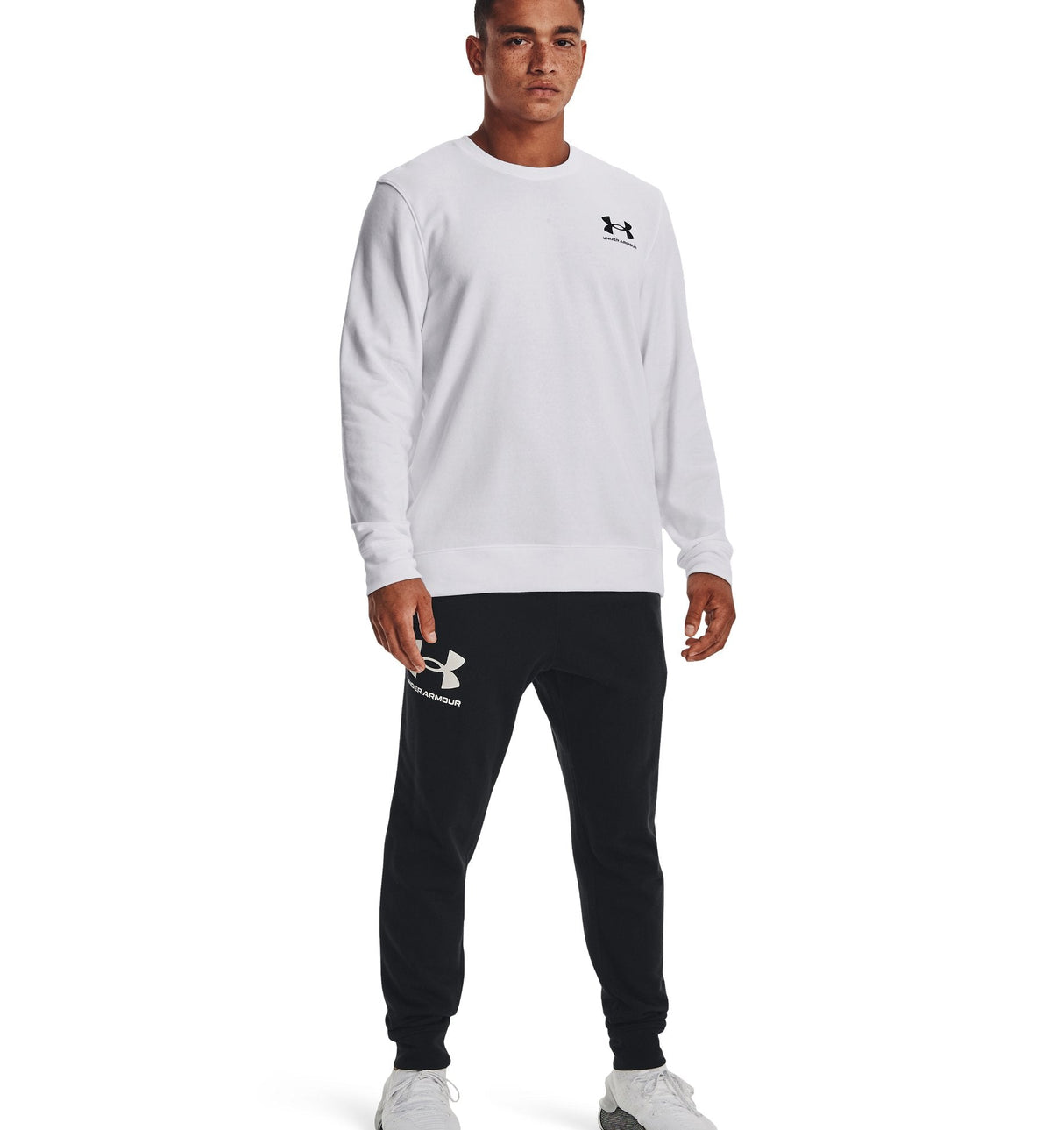 Under Armour Mens UA Rival Terry Long Sleeve Crew - Lightweight French Terry Material