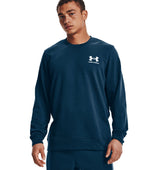 Under Armour Mens UA Rival Terry Long Sleeve Crew - Lightweight French Terry Material