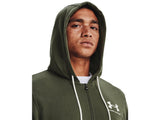 Under Armour Mens UA Rival Terry Full-Zip Long Sleeve - Lightweight French Terry