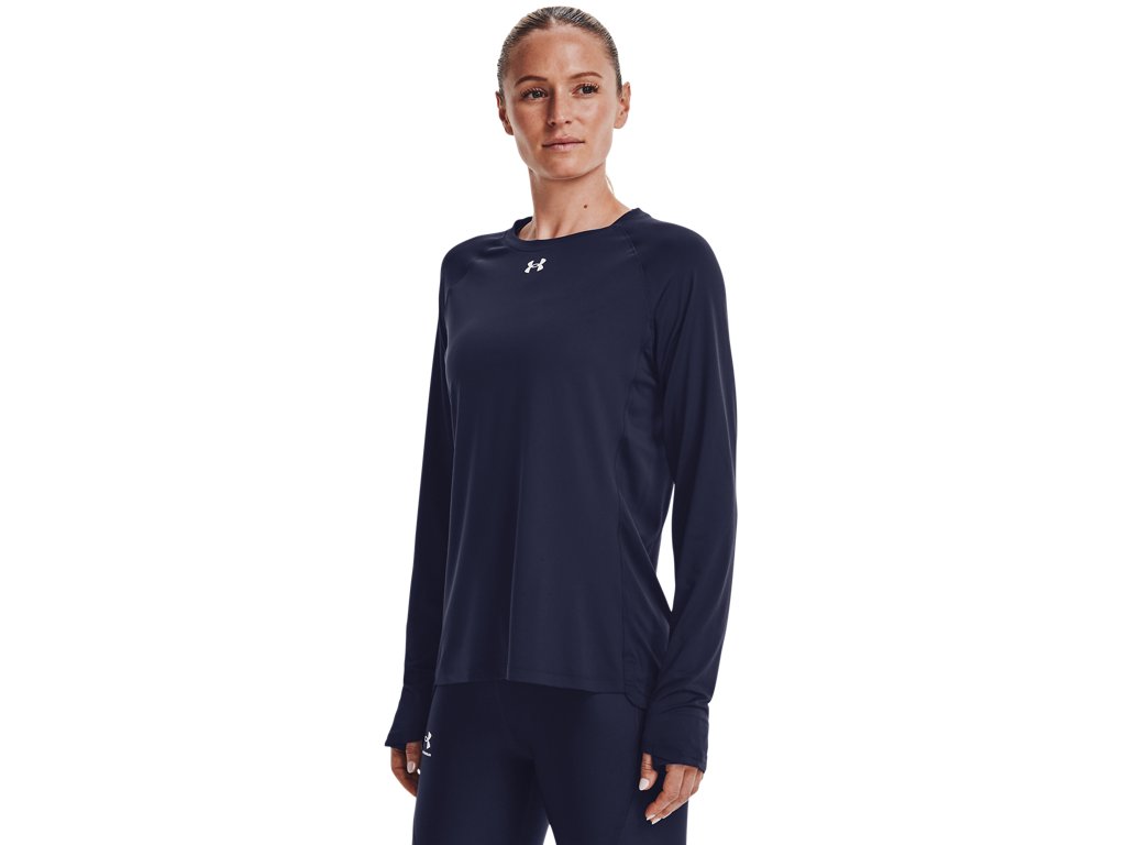Under Armour Womens Knockout Team Long Sleeve Shirt - Breathable Stretch Fabric