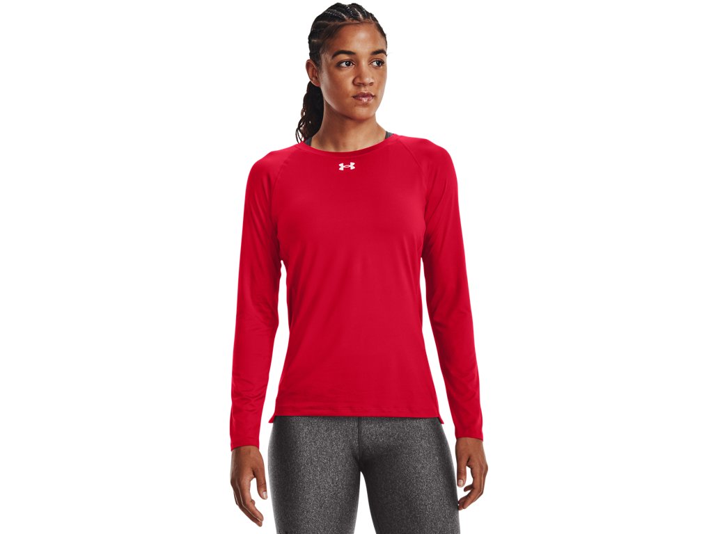 Under Armour Womens Knockout Team Long Sleeve Shirt - Breathable Stretch Fabric