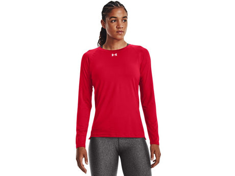 Under Armour Womens Knockout Team Long Sleeve Shirt - Breathable Stretch Fabric