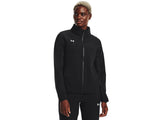 Under Armour Womens Squad 3.0 Warm-Up Full-Zip Jacket - Water Resistant