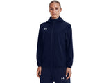 Under Armour Womens Squad 3.0 Warm-Up Full-Zip Jacket - Water Resistant